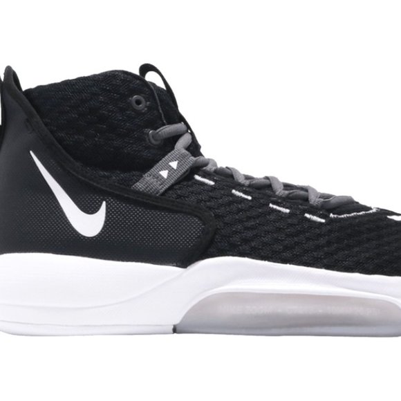 Nike Zoom Rize Black/White TB Basketball Shoe - Picture 1 of 4